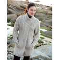 Three button coat 100% merino wool