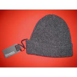 Ribbed hat 100% extrafine virgin merino wool